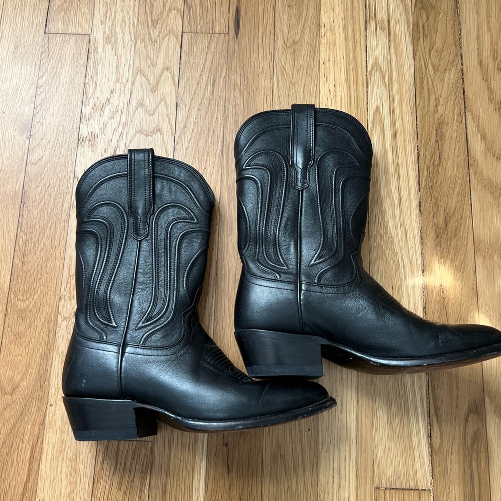 Tecovas Jamie Cowgirl Boots Black Midnight